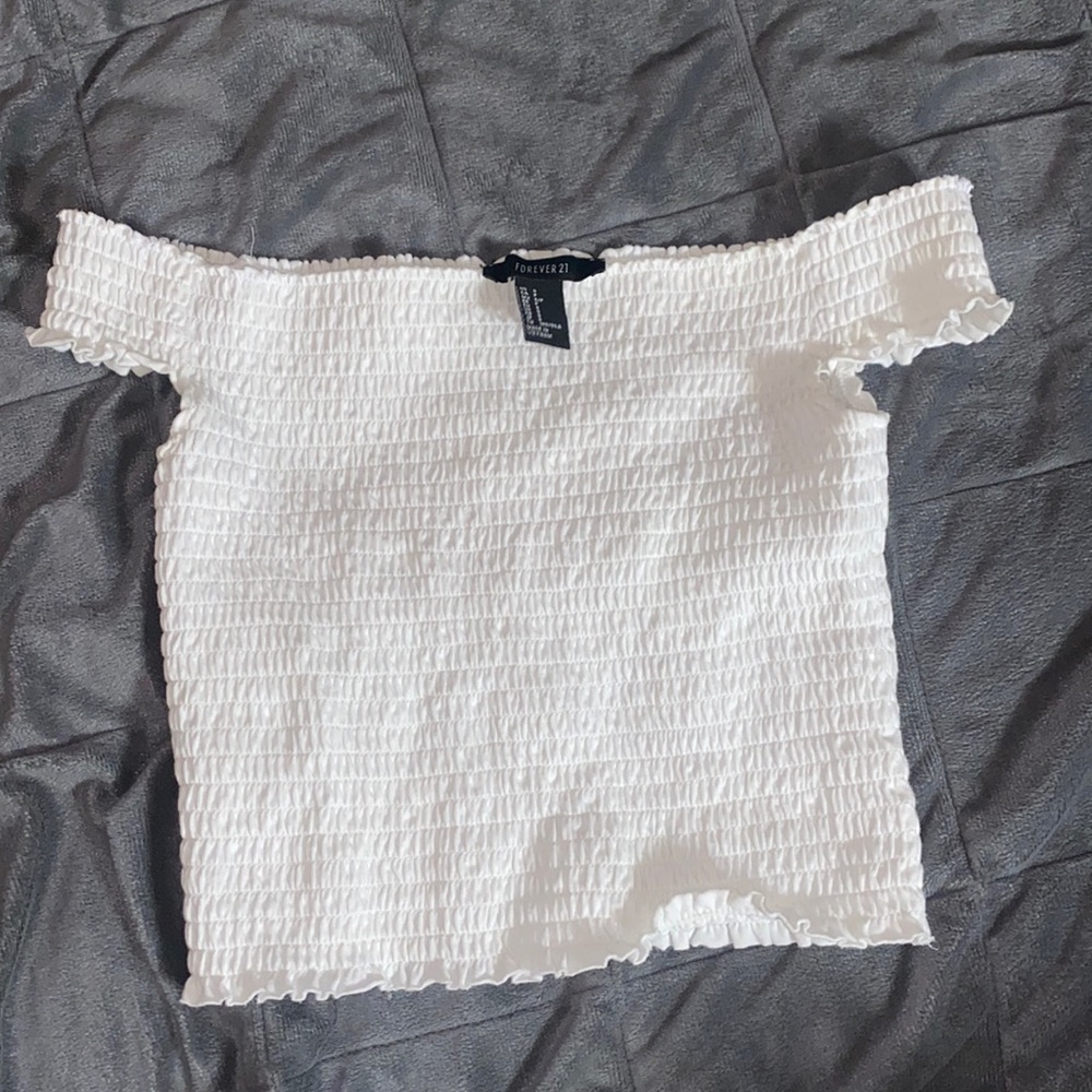 Forever 21 white crop